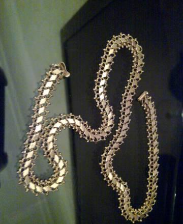 Золотое колье 585 пробы Москва