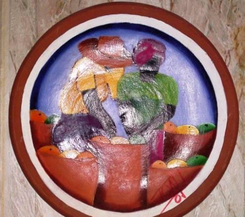 Настенная тарелка Москва