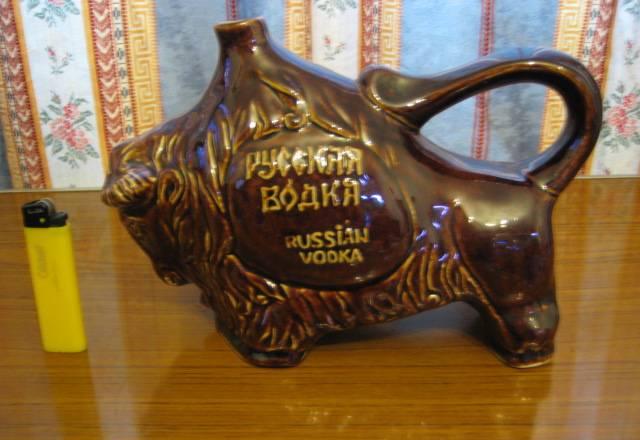 Керамический сосуд для спиртного "Бык" Москва