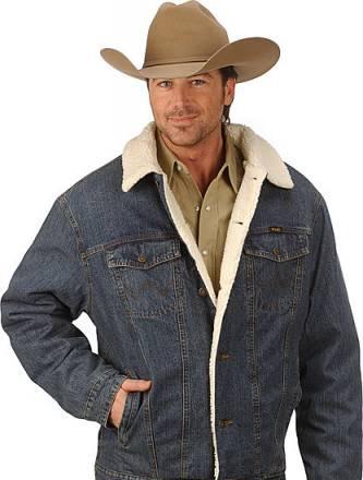 Джинсовая зимняя куртка на меху Wrangler Москва