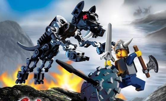 LEGO - Bоины Bикинги: cpaжeниe c волком Фeнpиc 7015 Москва