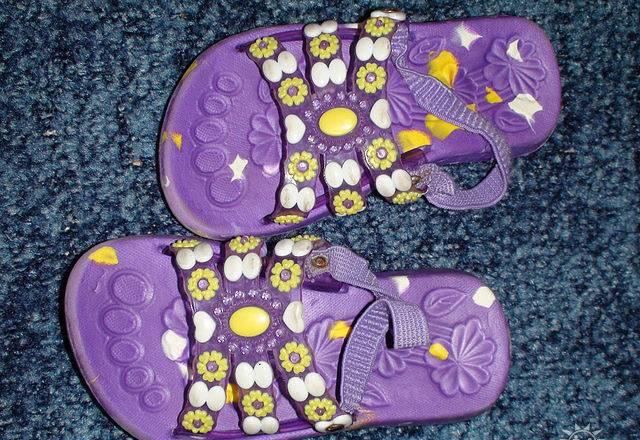 Шлепки для моря,бассейна на девочку (14см стелька) Москва