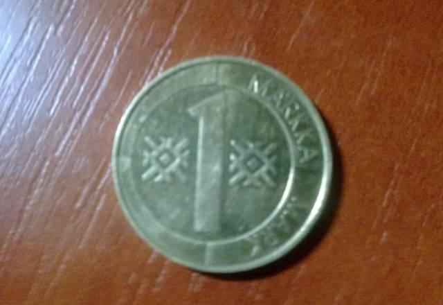 1 markka suomi/finland 1995год Москва