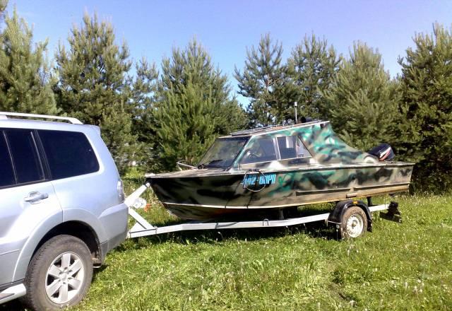Лодка Прогресс с двиг Меркур-30 стационар Ярославль