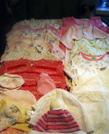 Пакет вещей д/д с 0-4  месяцев+ подарок Москва