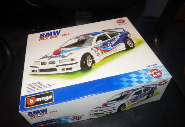 BMW M3 GTR 1993 модель машинки от Bburago металл. Москва
