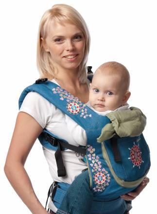 Слинго рюкзак "Цветочный Рай" I love mum Москва