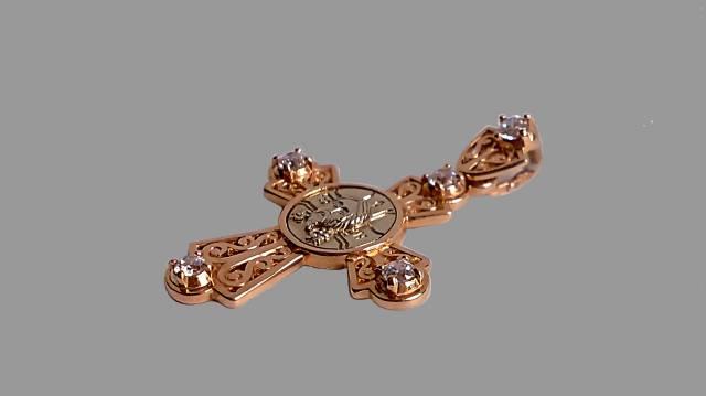 Крест золотой. 5,62 гр Москва