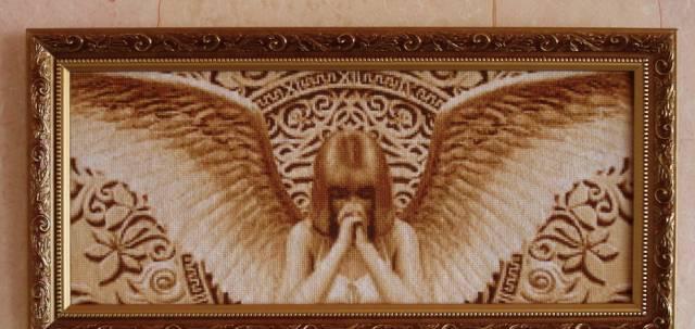 Вышитая картина "Мой ангел" Волгоград