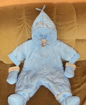 Зимний комбинезон (небесно голубого цвета)ф"кидс Москва