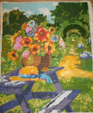 Вышитая картина Москва