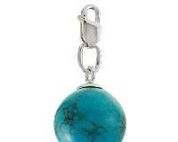 Подвески "серебряные шары" с камнями Москва