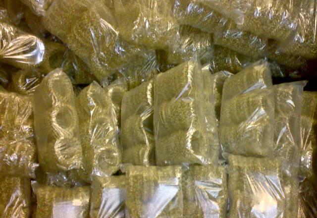 Губка для посуды металлическая желтая 12шт Красноярск