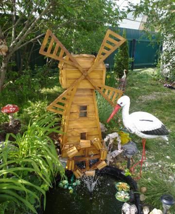 Декоративная мельница для дачи Москва