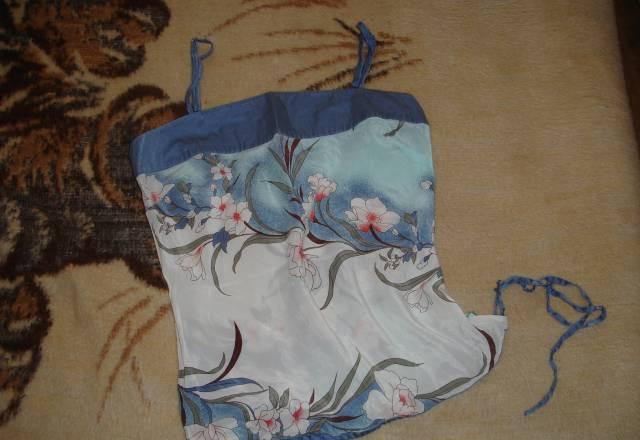 Майка-топ бандо шёлк новая Москва