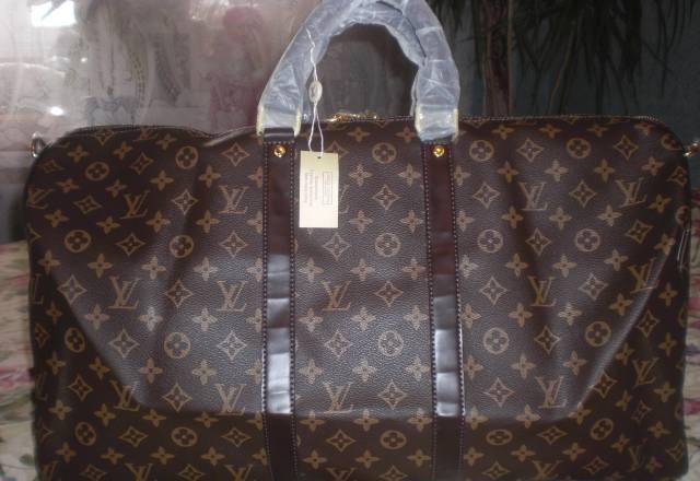 Сумка дорожная LV с замочком Москва