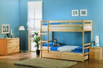 Двухъярусная кровать Зайка с ящиками Москва