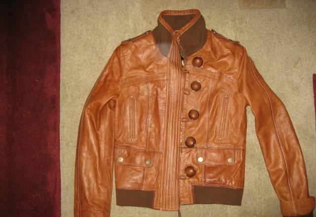 Легкая кожаная куртка Москва