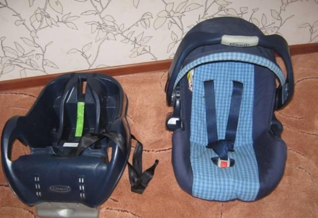 Автокресло  ф.  Грако 0 - 13 кг с  базой Москва