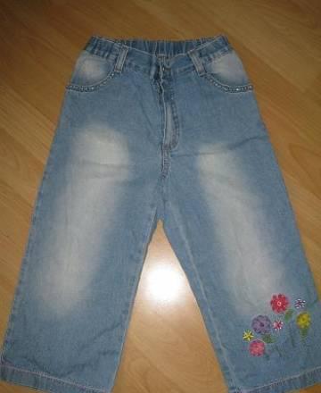 Бриджи для девочки рост 134 (джинсовые) Москва