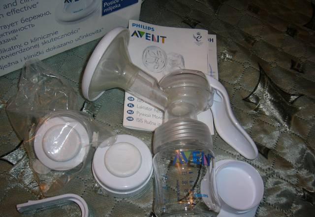 Молокоотсос Philips avent + соска-градусник Москва