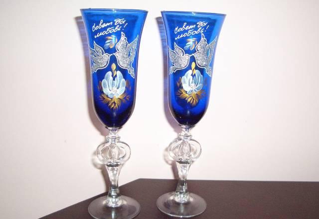 Свадебные бокалы. Новые Москва
