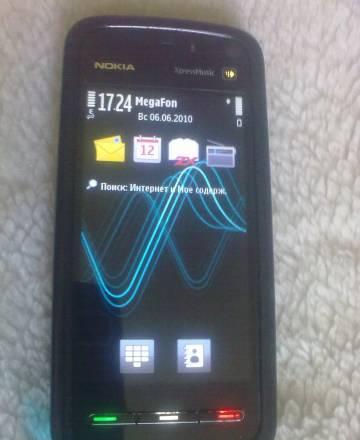 Nokia 5800 синий (оригинал(рст) комплект Москва