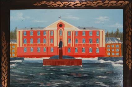 Площадь города Новоуральска. Середина осени Екатеринбург