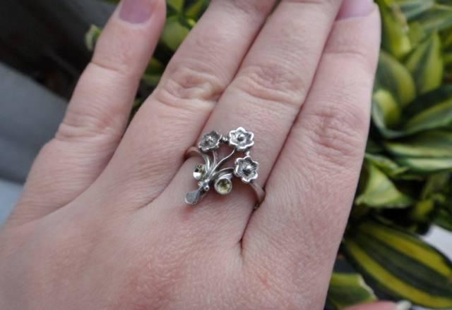 Серебренное кольцо 875 СССР Москва