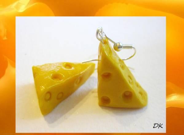 Серьги "Сыр" Москва