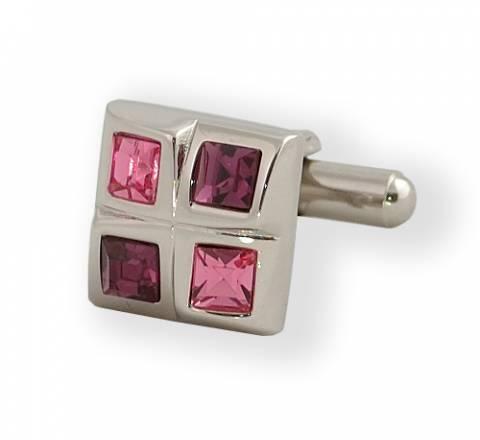 Запонки   с камнями Swarovski Москва