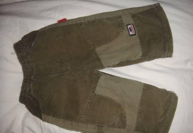 Вельветовые брюки, рост 86. утепленные Москва