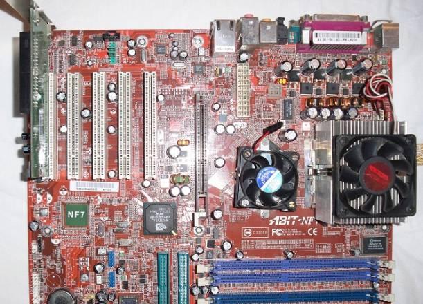 Материнская плата MB Abit NF7 socket A + проц Санкт-Петербург
