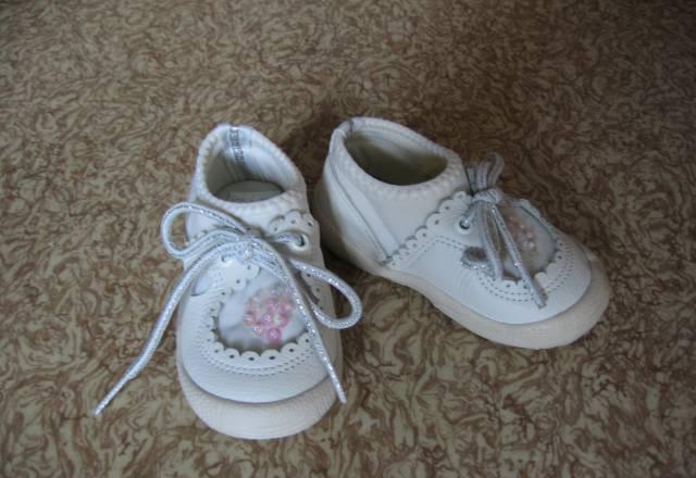 Белые мокасины р.20 для крошки Санкт-Петербург