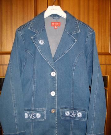 Пиджак новый джинсовый р.48 Санкт-Петербург