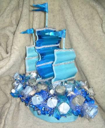 Подарок "Букет-конфет"  Корабли с "алыми" порусами Москва