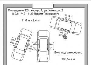 Бокс под автосервис в аренду Санкт-Петербург