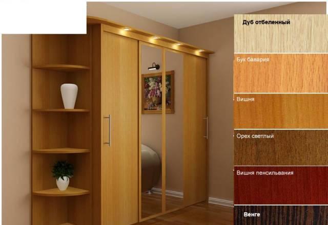 Шкаф-купе 4-хдверный 271(283)х240х60см 2 зерк Москва