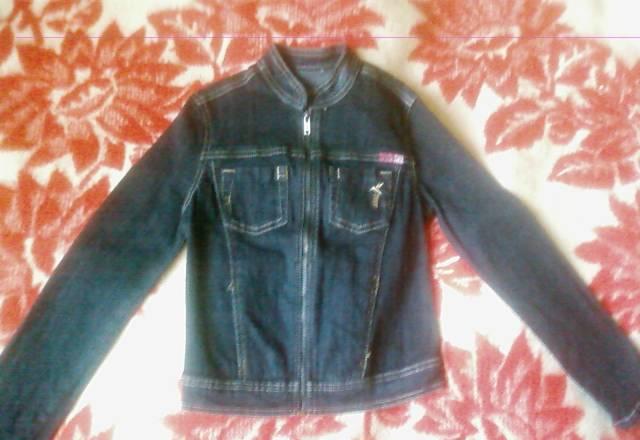Куртка-ветровка джинсовая р.140-146 Санкт-Петербург