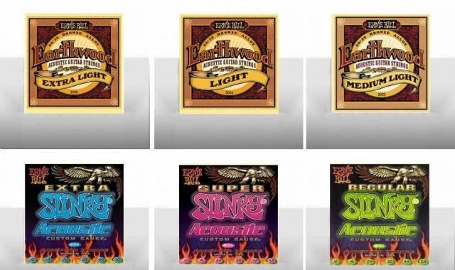 Струны для акустической Ernie Ball Москва