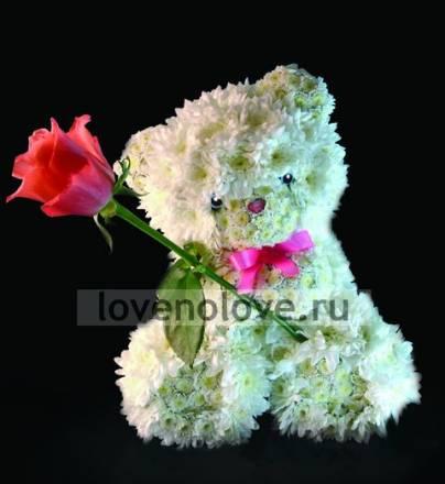 Игрушка из живых цветов Лучшее украшение Москва