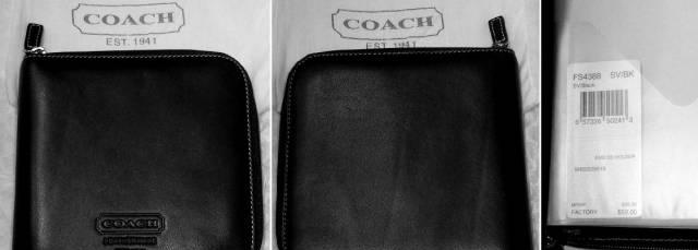 Кожаный Чехол "Coach" (США) для CD и DVD Санкт-Петербург