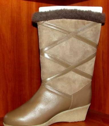 ***НОВЫЕ Сапоги Франция натуральный мех*** Москва