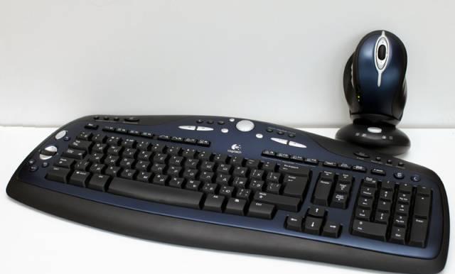 Комплект Logitech Cordless Desktop MX 3100 Black U Москва