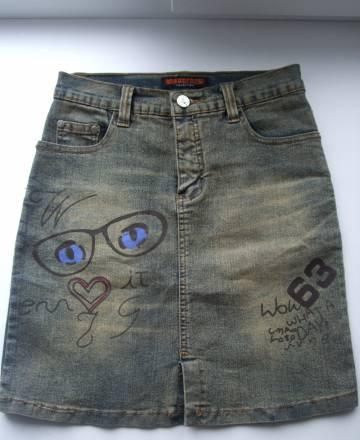 Юбка джинсовая варёная activebro Екатеринбург