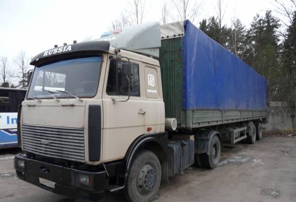 Маз-54323 с полуприцепом маз938662 Протвино