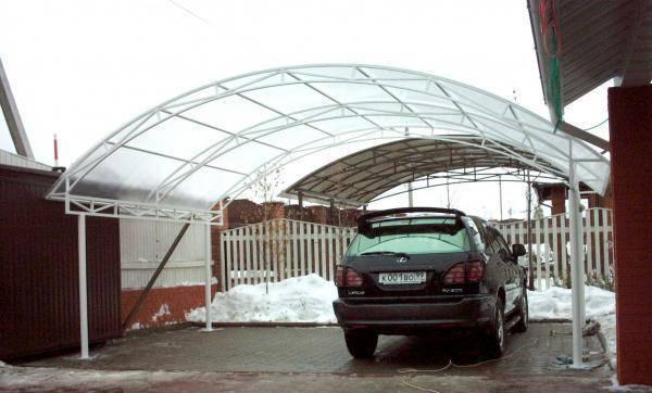 Навесы из поликарбоната Москва