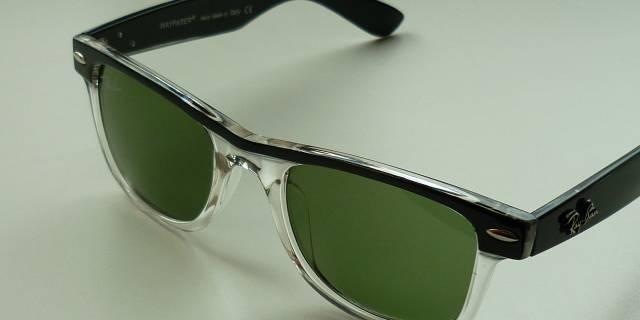 Ray Ban 2143 Wayfarer копия Black прозрачные Москва