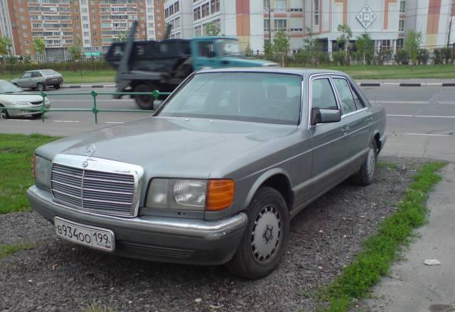 Mercedes S-klasse, 1987, W126 Москва