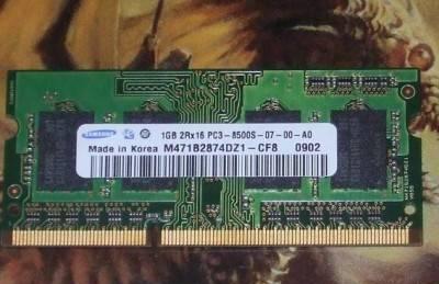 DDR3 PC8500 1 Gb для ноутбука Москва